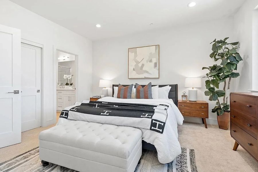 Bedroom in a Nirmana-built townhome