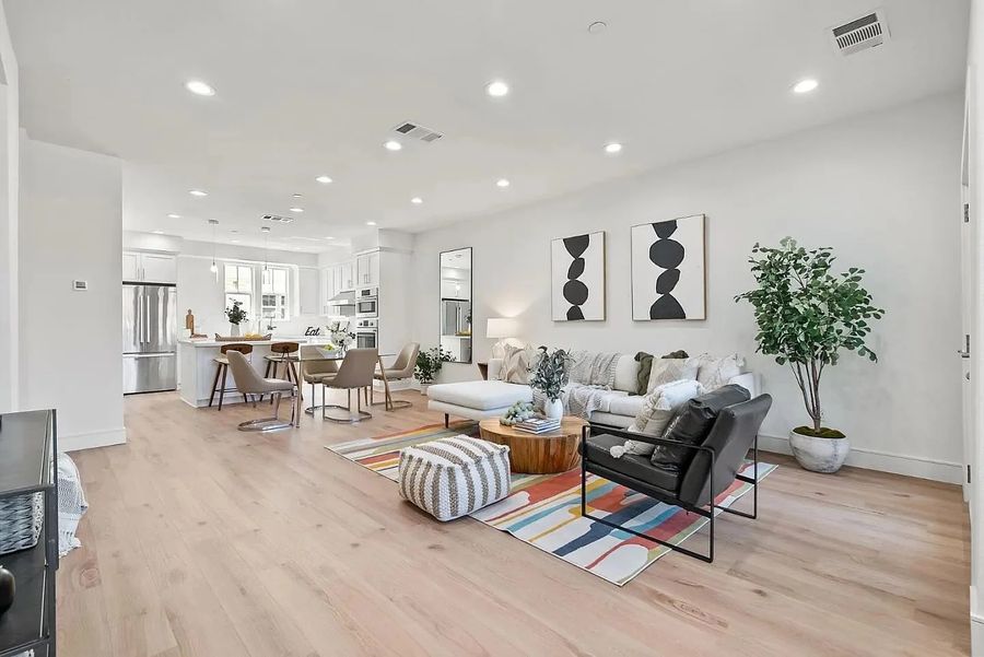 Living area in a Nirmana-built residence